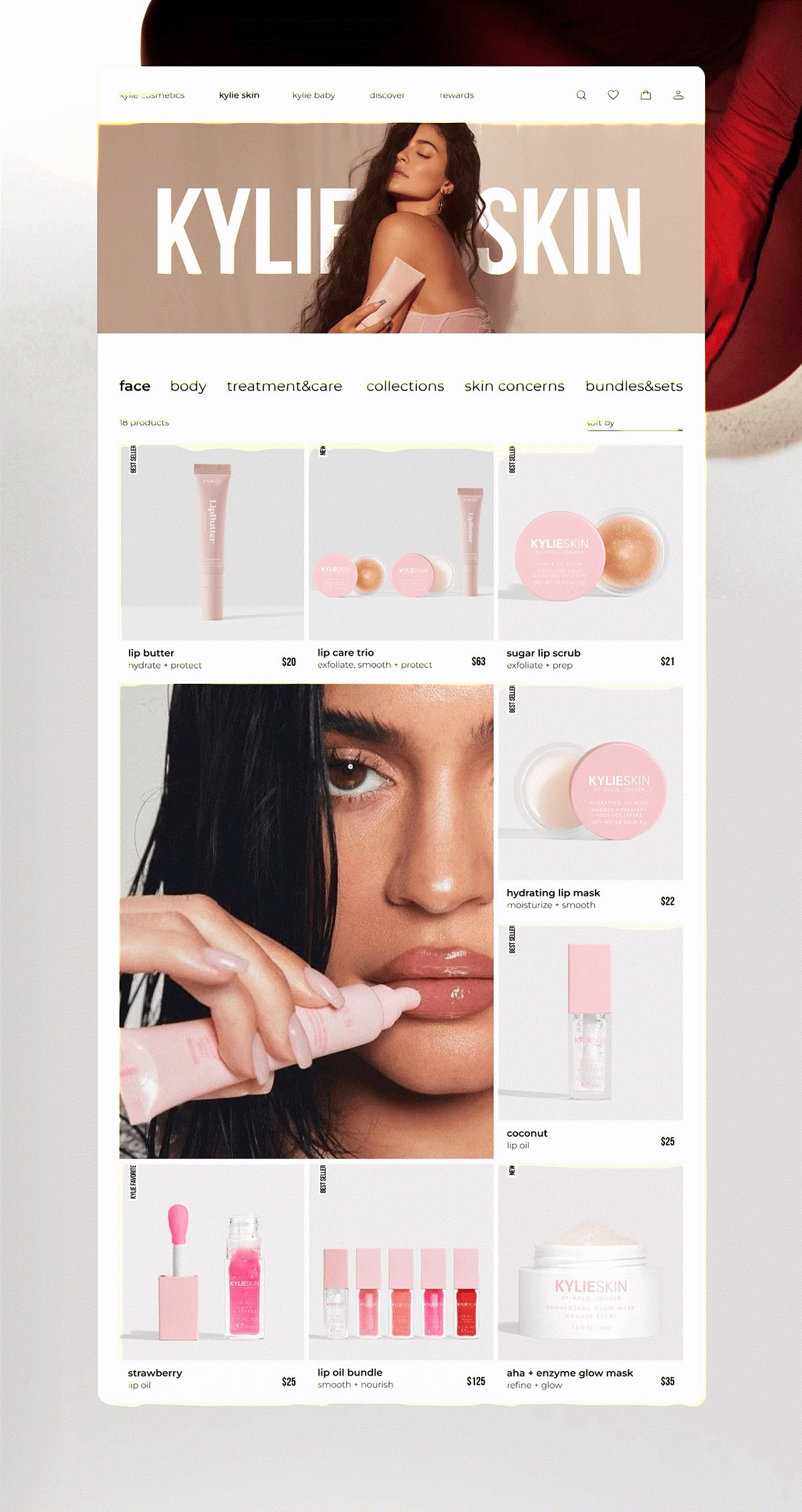 An example of a finished branded online store